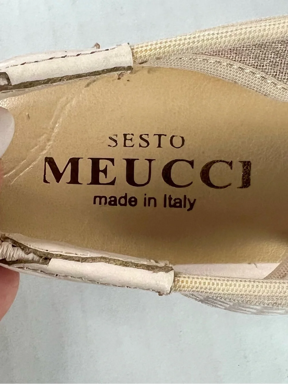 Sesto Meucci Italy Mesh Slingback Flats